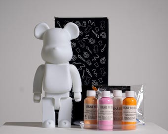 BearBuild Block DIY Creator Kit | Bearbrick | DIY Gifts | Fluid Bear