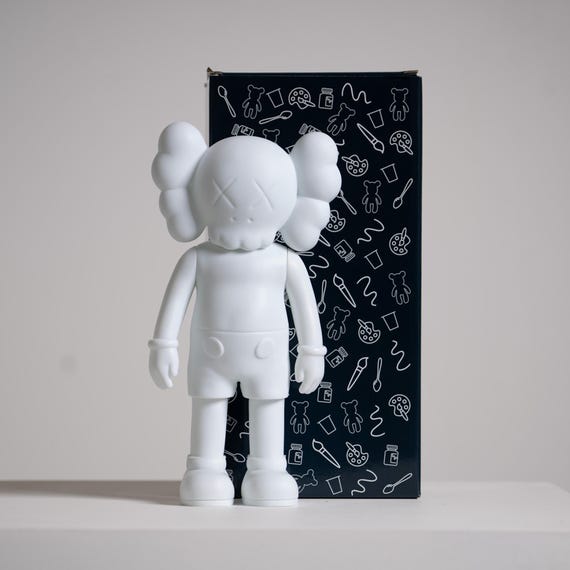 UNDERCOVER × KAWS ベアーコンパニオン フィギュア ホワイト Bearbuild Fluid Figure Kaws Edition - Home Decor - Etsy