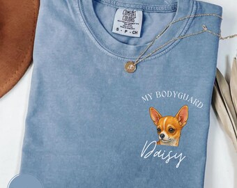 Custom Chihuahua Shirt, Comfort Colors,Dog Lover Tee