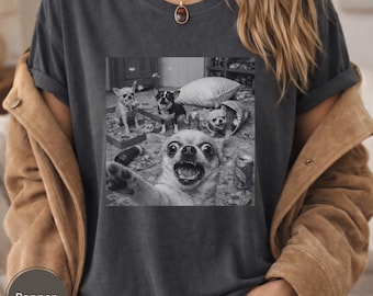 Chihuahua Meme Shirt, Comfort Colors Dog Lover Tee