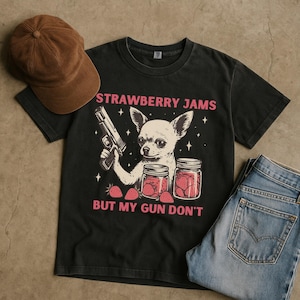 Camiseta con meme de chihuahua, colores cómodos para amantes de los perros