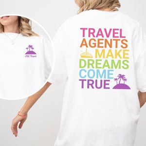 Personalized Travel Agent Shirt Travel Advisor TShirt Travel Professional Tee Travel Agency Shirt Vacation Shirt Travel T Travel Agent Gift