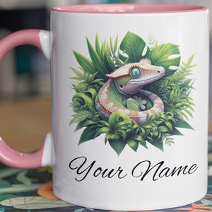 Personalized Crested Gecko Mug | Crested Gecko Mug | Custom Crested Gecko | Personalized Crested Gecko Mug | Crested Gecko Coffee Cup | 11oz