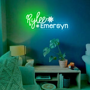 Custom Name Neon Sign| Kids Room Decor| Neon Name Sign| Gift For Kid| Nursery Decor| Dorm Decor| Back To School Gift| Personalized Gifts