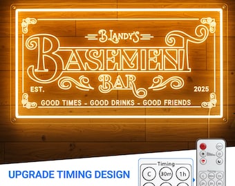 Letrero de neón LED personalizado para bar en casa, decoración personalizada para la guarida del hombre
