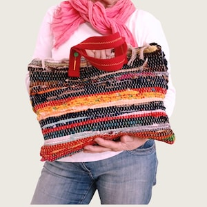 Sacoche et porte-documents pour ordinateur portable de style bohème | Petit sac plat pouvant contenir vos essentiels du quotidien | Cadeau d'anniversaire de slow fashion