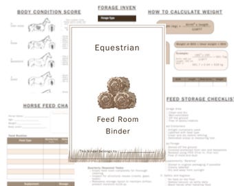 Reiter Futtermappe | Pferdefütterungsplaner, Tagebücher & Checklisten für Pferdeställe und Pferdebesitzer
