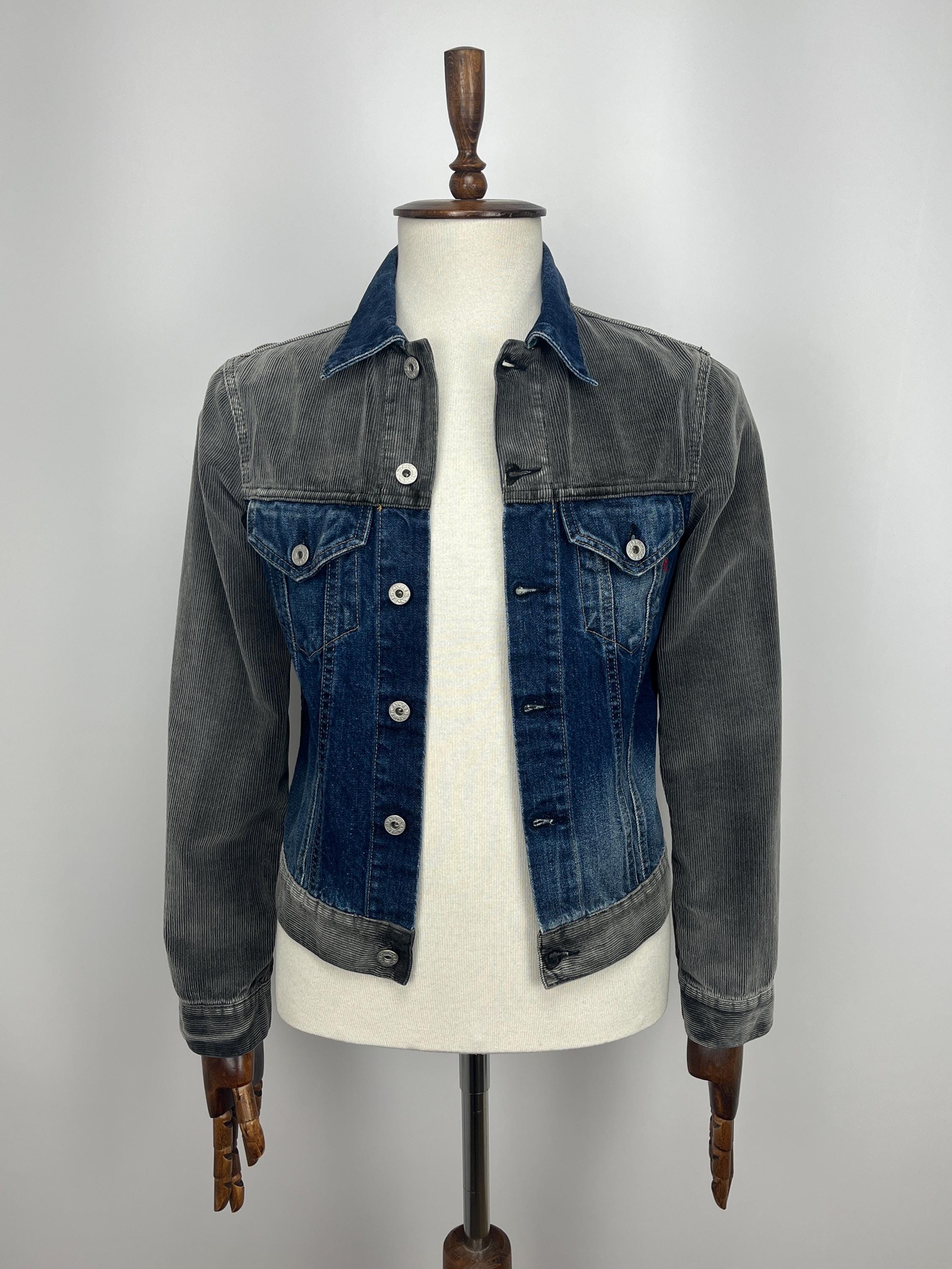 Replay, Replay Vintage Rare Streetwear Corduroy Denim Jacket Made in Italy Men’s Size S