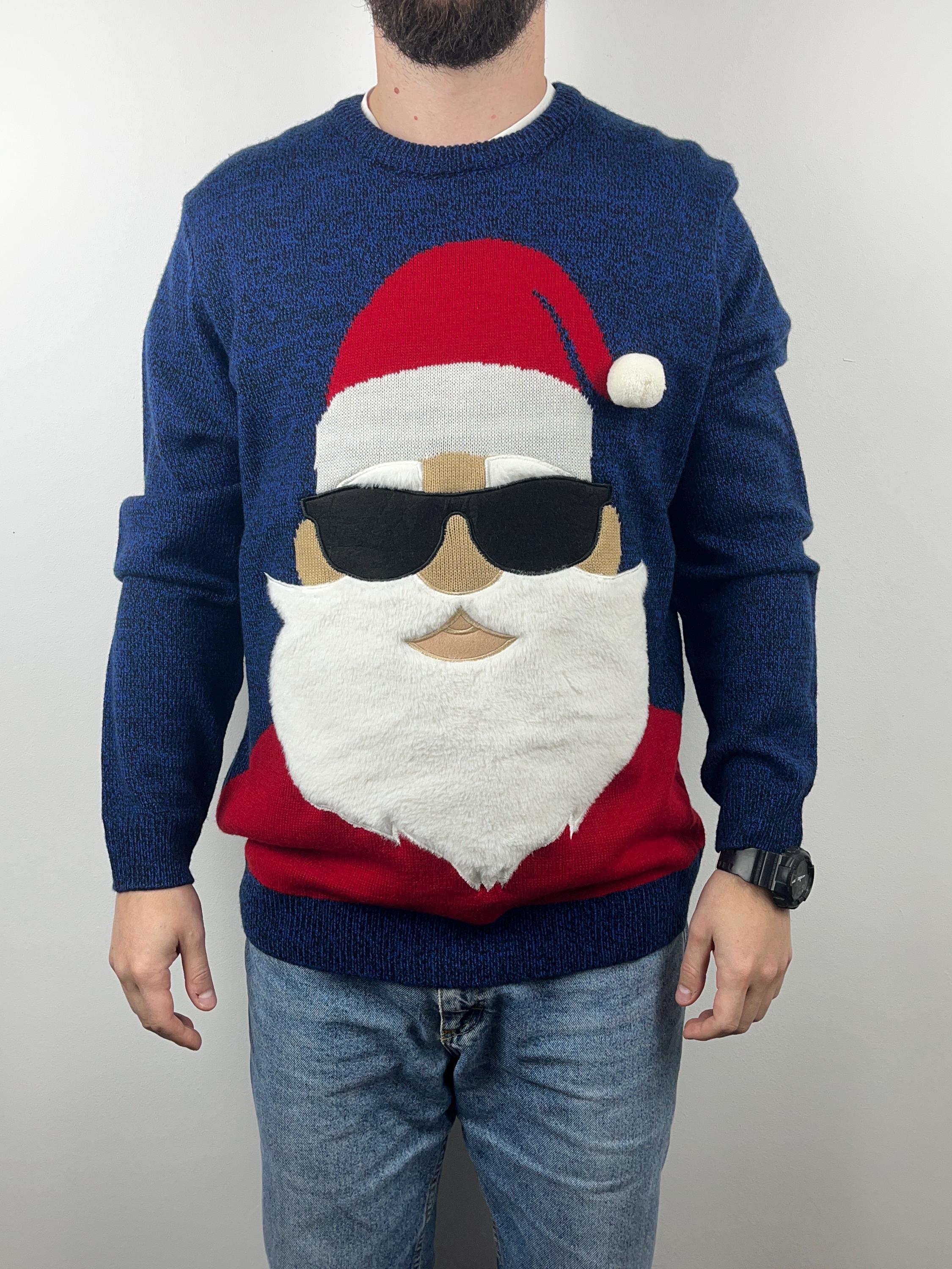 George Festive Fun Merry Christmas Happy New Year Sweater Men’s Size XL