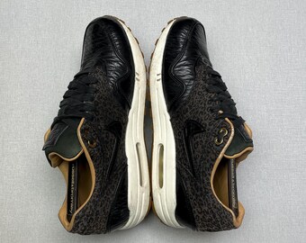 Rare Nike Air Max FB Woven Black Leopard 2013 Shoes Men's US