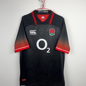 Canterbury Vinrage Black England O2 Rugby Jersey Shirt Taille Homme XL ...