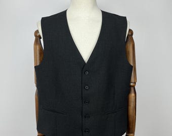 Chaleco clásico gris vintage Red Herring para hombre, talla 46 R