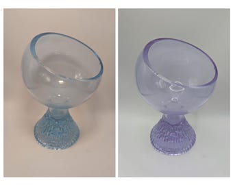Alexandrite Neodymium Glass Vase Cristalleria Kristall Krisla Linea Wisteria
