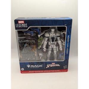 Marvel Legends Magic The Gathering Spider-Man & Agent Anti-Venom Figure Set MTG image 2