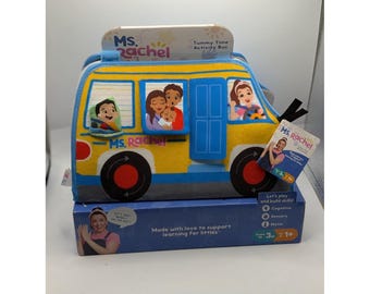 Ônibus de Atividades para Bebês Rachel - Brinquedo Sensorial GUND - Novo