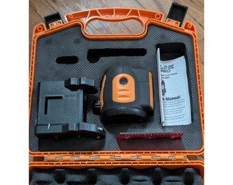 JOHNSON 40-6680 Dot Laser Level, Int/Ext,Red,200 ft. Tested All Works