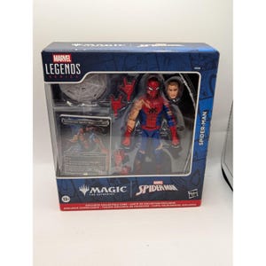 Marvel Legends Magic The Gathering Spider-Man & Agent Anti-Venom Figure Set MTG image 4