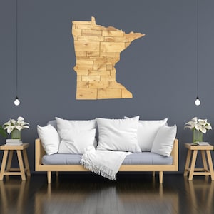 Limited- Minnesota State Wooden Wall Art