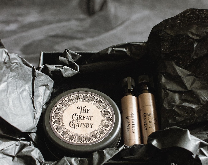 Featured listing image: Full Reliquary Box – Solid Perfume + 2 Trial Vials from The Waxworks Farewell