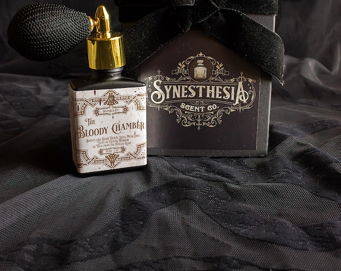 Featured listing image: Aromatic Ode to The Bloody Chamber - Perfect Gift for Bookworms, Feminist Fragrance Inspired by Literature EDP, Notes Fig Leaf, Cacao, Plum