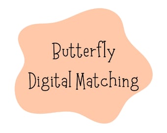 Vlinderparen en matchen digitaal