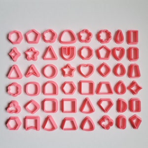 Basic Shapes Polymer Clay Cutter, Multiple Sizes, Cookie Cutter