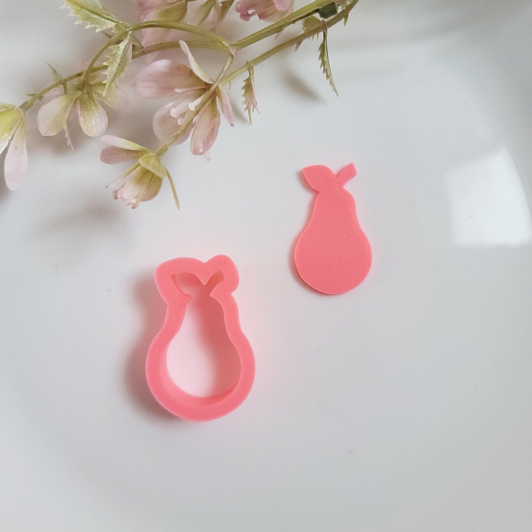Pear Polymer Clay Cutter, Multiple Sizes, Cookie Cutter, Fruit - Etsy