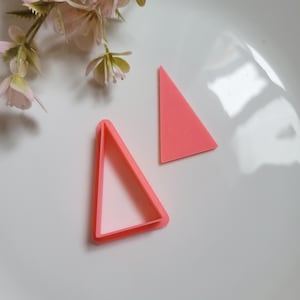 Tall Triangle, Polymer Clay Cutter, Multiple Sizes, Cookie Cutter