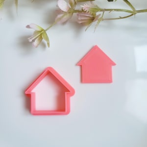 House 2, Polymer Clay Cutter, Multiple Sizes, Cookie Cutter