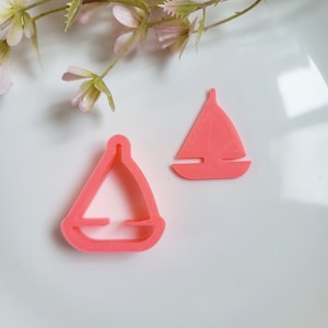 Boat, Polymer Clay Cutter, Multiple Sizes, Cookie Cutter