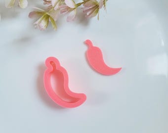 Chilli, Polymer Clay Cutter, Multiple Sizes, Cookie Cutter