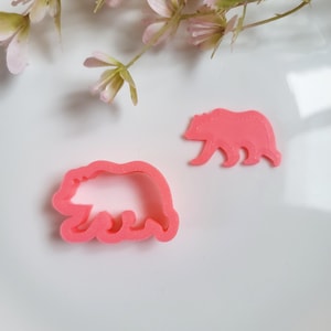 Bear, Polymer Clay Cutter, Multiple Sizes, Cookie Cutter