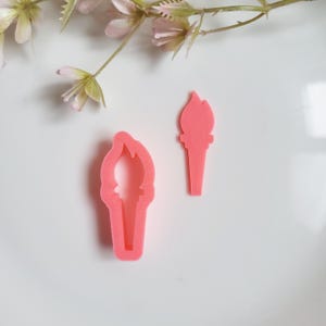 Torch, Polymer Clay Cutter, Multiple Sizes, Cookie Cutter
