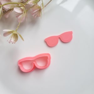 Lunettes de soleil, emporte-pièce en pâte polymère, Plusieurs tailles, emporte-pièce