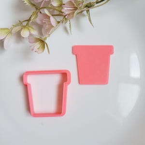Flower Pot, Polymer Clay Cutter, Multiple Sizes, Cookie Cutter