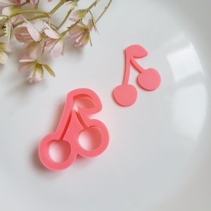 Cherry, Polymer Clay Cutter, Multiple Sizes, Cookie Cutter