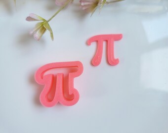 Pi, Polymer Clay Cutter, Multiple Sizes, Cookie Cutter
