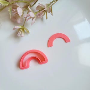 Tagliapasta per pasta polimerica, curve sottili, diverse misure, tagliapasta per biscotti