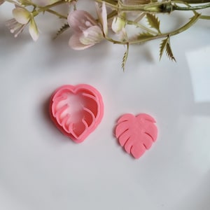 Monstera Leaf Polymer Clay Cutter, Multiple Sizes, Cookie Cutter