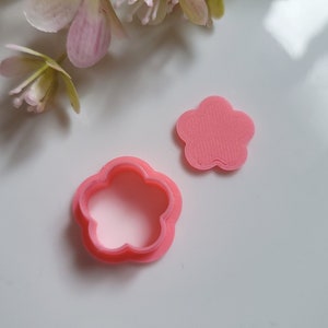 5 Petal Flower Polymer Clay Cutter, Multiple Sizes, Cookie Cutter