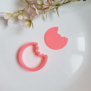 Gebissen Cookie, Polymer Clay Cutter, mehrere Größen, Cookie Cutter