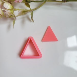 Triangle Polymer Clay Cutter, Multiple Sizes, Cookie Cutter