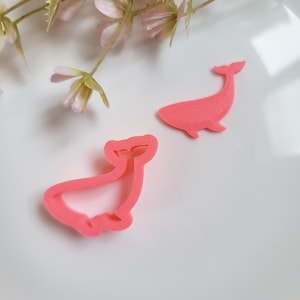 Whale, Polymer Clay Cutter, Multiple Sizes, Cookie Cutter