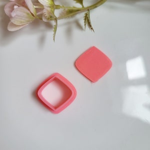 Wide Diamond Polymer Clay Cutter, Multiple Sizes, Cookie Cutter