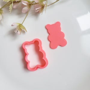 Orsetto gommoso, tagliapasta in argilla polimerica, diverse dimensioni, tagliapasta per biscotti
