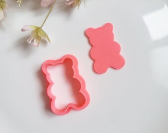 Gummy Bear, Polymer Clay Cutter, Multiple Sizes, Cookie Cutter