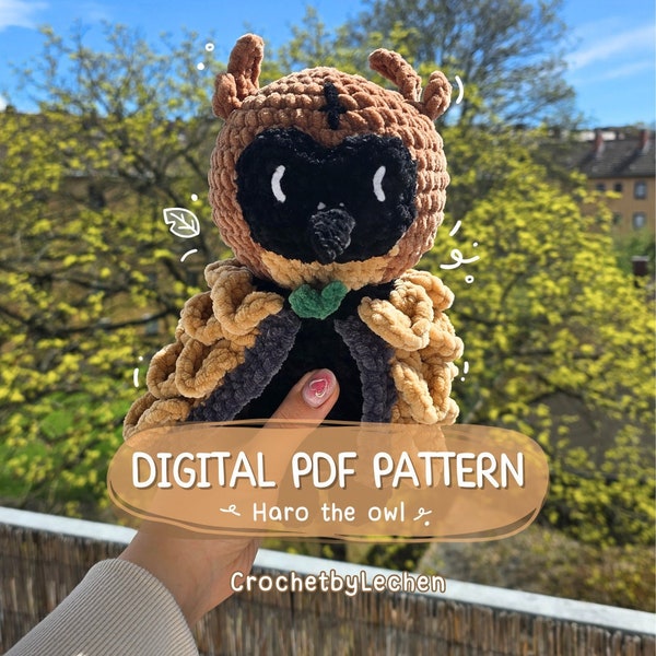 Haro The Owl Crochet Pattern [PDF DOWNLOAD]