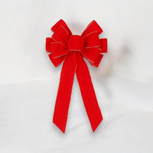 Red Christmas Bow, Festive Red Large Christmas Bow, Bow, Christmas Door Bow, Christmas Decorations, Big Red Bow