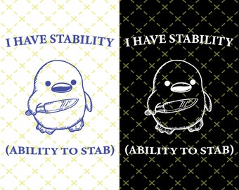 I Have Stability Ability To Stab PNG - I Have Stability Ability To Stab PNG File