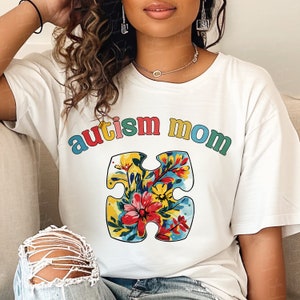Autisme moeder SVG, Autism Awareness SVG, Autism Mama, Floral Puzzle Svg, Autisme Png, Autisme Acceptatie, Autisme Shirt Svg